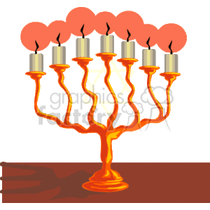 Kwanzaa candelabra