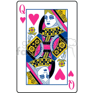 Queen Of Hearts Clipart Commercial Use Gif Jpg Wmf Svg Clipart Graphics Factory