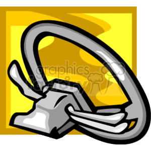 The clipart image features a stylized illustration of a car steering wheel, a key component among auto parts relevant to vehicle control in transportation.