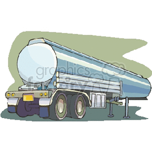 Gas tanker trailer