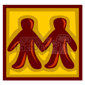 Gemini Zodiac Sign Image - Astrological Twins Symbol