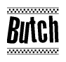 Butch Checkered Flag Design