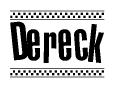 Dereck Racing Checkered Flag