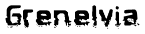 The image contains the word Grenelvia in a stylized font with a static looking effect at the bottom of the words