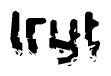 The image contains the word Iryt in a stylized font with a static looking effect at the bottom of the words