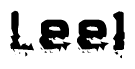 The image contains the word Lee1 in a stylized font with a static looking effect at the bottom of the words