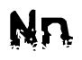 The image contains the word Nn in a stylized font with a static looking effect at the bottom of the words