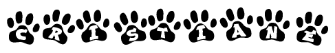 Animal Paw Prints with Cristiane Lettering