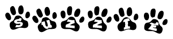 Animal Paw Prints with Suzzie Lettering