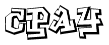 The clipart image features a stylized text in a graffiti font that reads Cpay.