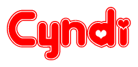Cyndi Word with Hearts 