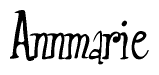 The image contains the word 'Annmarie' written in a cursive, stylized font.