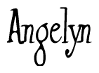 Cursive 'Angelyn' Text