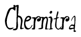 The image is a stylized text or script that reads 'Chernitra' in a cursive or calligraphic font.