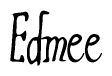 The image is a stylized text or script that reads 'Edmee' in a cursive or calligraphic font.