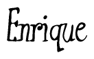 The image is a stylized text or script that reads 'Enrique' in a cursive or calligraphic font.