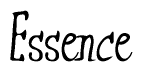 The image is of the word Essence stylized in a cursive script.