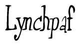 The image contains the word 'Lynchpaf' written in a cursive, stylized font.
