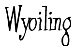 Wyoiling Calligraphy Text 