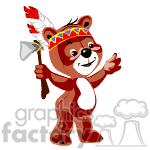 Native american teddy bear.