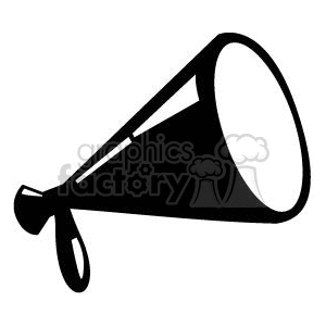 Black-and-White Megaphone