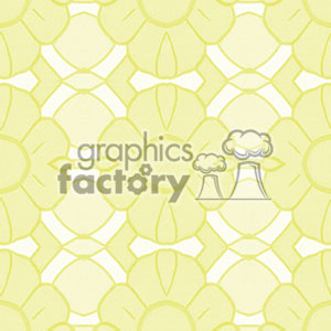 Seamless floral pattern with yellow flowers in a geometric arrangement