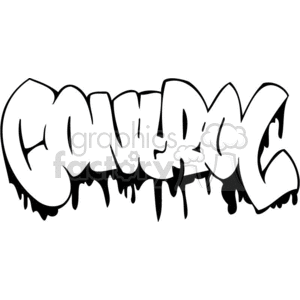Black and white graffiti-style text illustration featuring the word 'Control,' where the letters are bold and dripping.