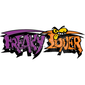 A colorful graffiti-style illustration featuring the words 'Freaky Tuner' with animated text and bold colors.