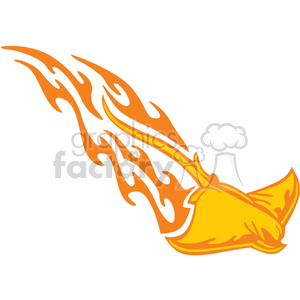 Flaming Yellow Stingray