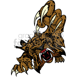 Fierce Tiger Tattoo Design Vector - Vinyl-Ready Predator