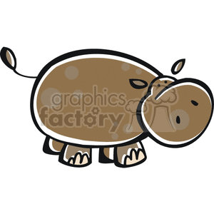 Cartoon Hippo