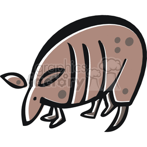 Cartoon Armadillo