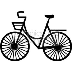 bicycle with  basket
