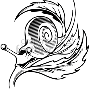 Snail Tattoo Design