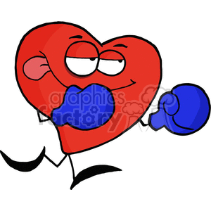 Love Heart with Boxing Gloves