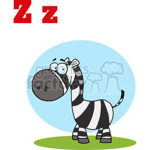 Zebra for Alphabet letter Z