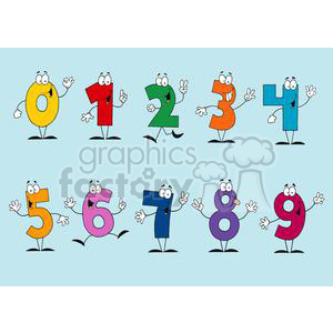 2814-Friendly-Outlined-Cartoon-Numbers-Set