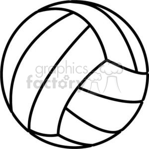 Black and White Volleyball