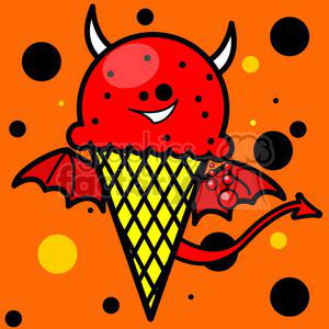 evil ice cream cone