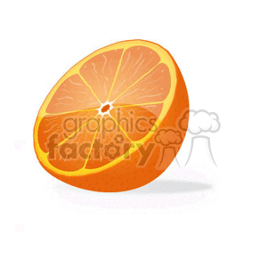 half of an orange