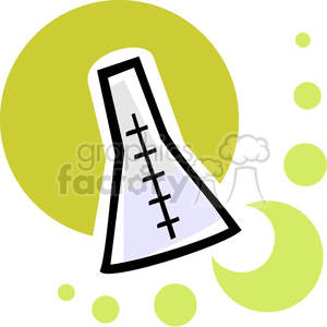 Cartoon chemistry beaker 