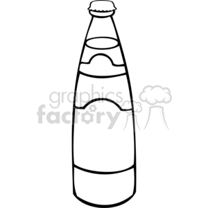 soda bottle outline