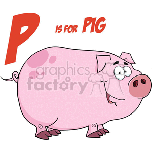 P is for pig