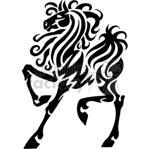 Stylish horse art