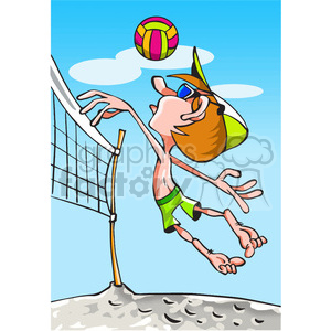 beach volleyball player