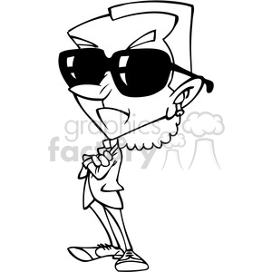 Cartoon Spy - Secret Agent Character