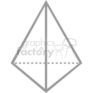 geometry 3 sided pyramid math clip art graphics images