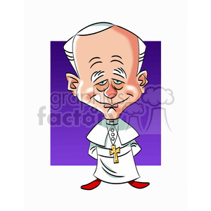 pope john paul II color
