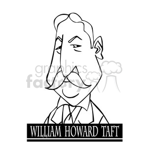 william howard taft black white