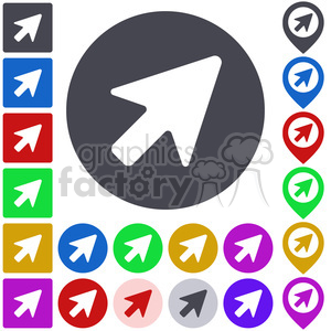 Pointer cursor icon pack